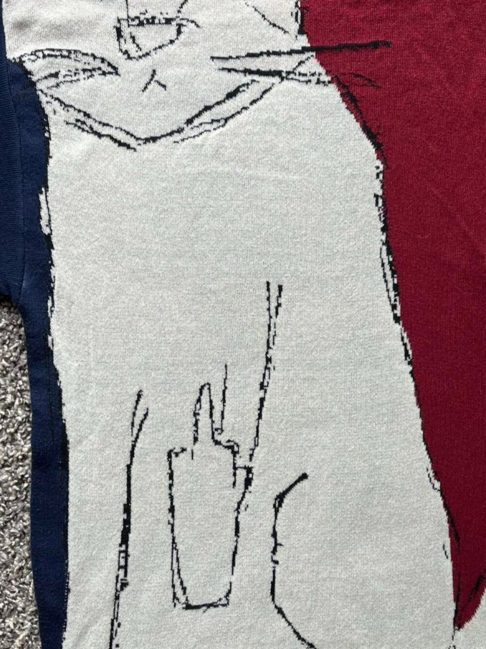 RIPNDIP Cat with Middle Finger/Flipping Off sweatshirt Men S Skater Grunge Funny